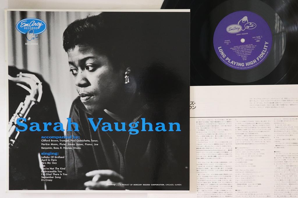 LP Record SARAH VAUGHAN - Sarah Vaughan SGD55,MG36004 EMARCY 1991 Japan Jazz Used