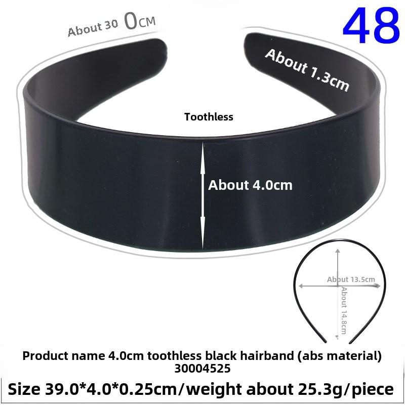 Highly Recommended Handmade Black Twisted Headband for Women - Perfect for DIY and Mother's Day.