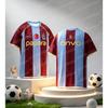26-27 Trabzonspor Salah Φανέλα Ποδοσφαίρου Μπλουζάκι Αθλητικό 3D, Προπόνησης Διαπνέον Γρήγορου Στεγνώματος Φούτερ Μπλούζες Οικογενειακό Matching