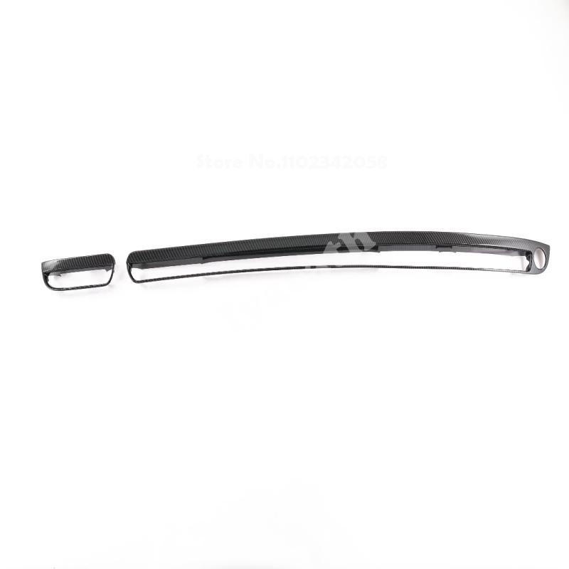 LHD For Hyundai Palisade ABS carbonfiber Interior Dashboard Air Conditioner outlet Center Trim Air Vent panle Frame
