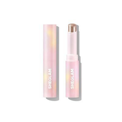 SHEGLAM Stick Eyeshadow Fly No Single Long-lasting Jelly Shadow 3 1 Convenient Portable Use - Starlit Silver