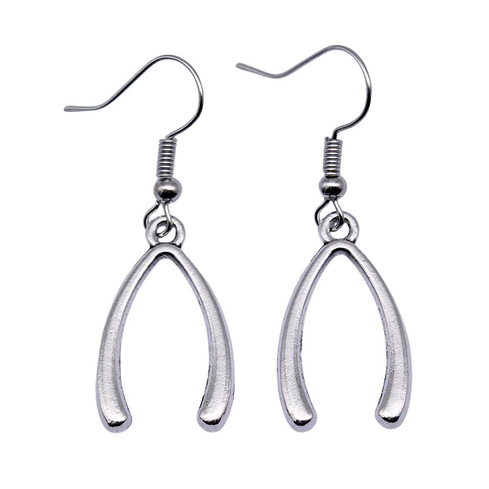 Halloween Charm Dangle Earrings Gothic Crescent Drop Earrings Dark Witchy Occult Jewelry