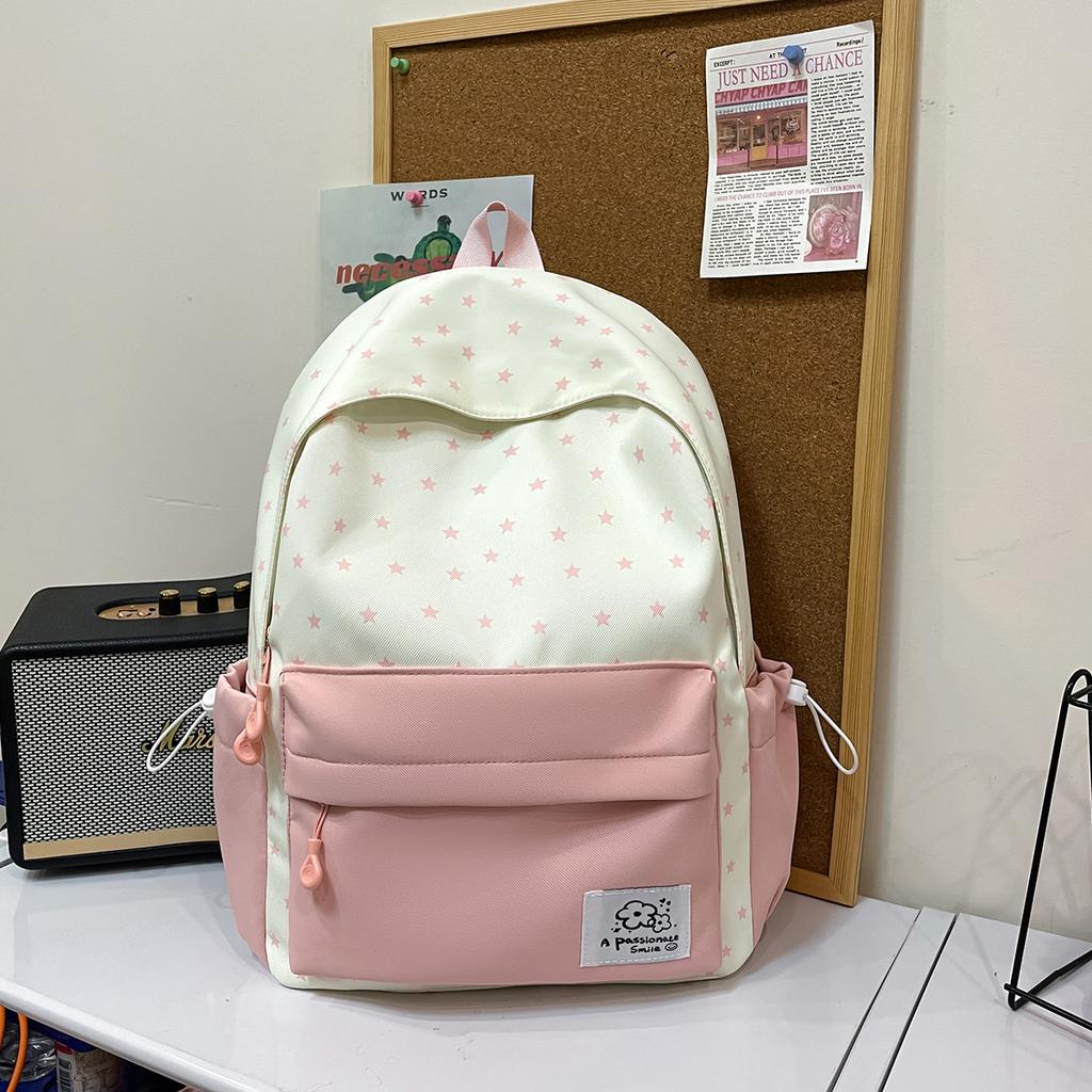 Japanese High-Value Student Schoolbag, Fresh And Sweet, Candy-Colored Casual Backpack, Large-Capacity And Lightweight Backpack.