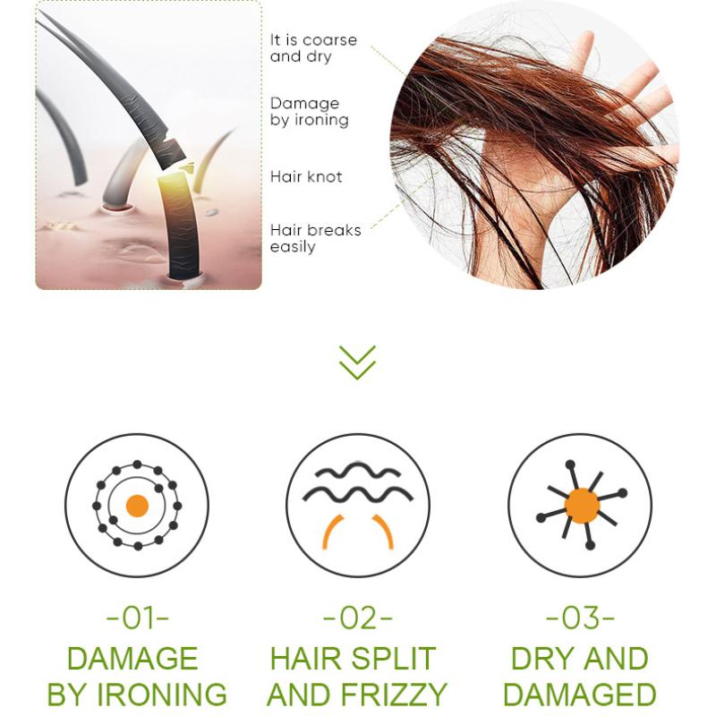 Aloe Vera Hair Mask 10g SADOER Softening Improves Frizz Portable