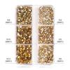 Ss4-Ss12 Boxed Nail Art, Flat Bottom Rhinestone Diy Nail Art Diamond Nail Decorative Accessories 1728 Pcs