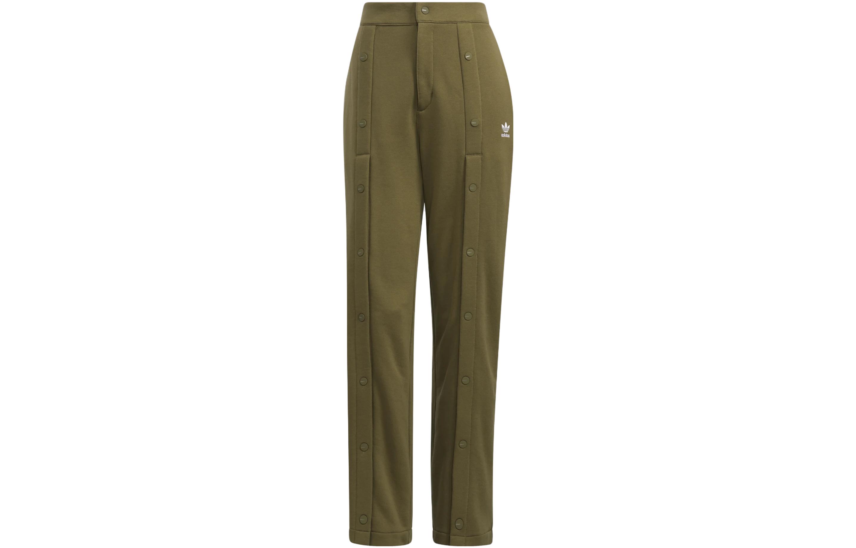 Adidas Originals Sports Pants Women s Olive Green Moderate HL9393 J/M