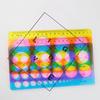 10 Pcs Multifunctional Ruler Quilling Tool Circle Template Measuring Geometric Ruler Shape Stencil Round Hole Ruler Tool