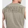 Gymshark Heritage Washed Cut Off Tank Utility Green Acid Wash Small Ball A5a9p Ecv4