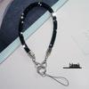 Luxury Rhinestone Phone Lanyard: 0.8CM Anti-Lost Wrist Keychain and Bag Chain