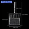 Pet Cats Waste Shovel Long Handle Metal Shovel Litter Filter Portable Cats Litter Shovel For Quick Waste Removal