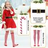 Joyesplay Christmas Cosplay Santa Claus Costume for Set with Santa and Cute Christmas Outfit with Reindeer Perfect for School Stage and Gift Girls,