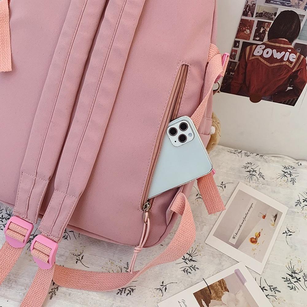 Zaino Kawaii, grande capacità, zaino accessorio con orsetto