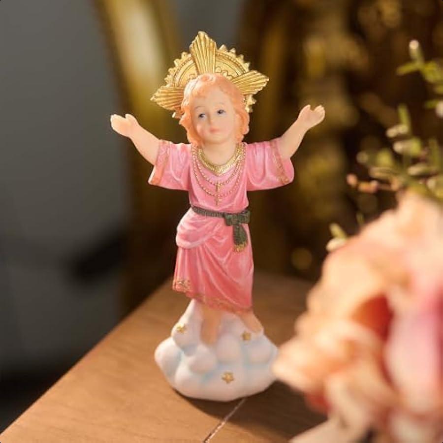 

Статуя Зайтон Дивино Ниньо Смола Полноцветная Религия Подарок с Открытыми Руками Божественные Фигурки Иисуса Подходит для Наполнения для В помещении United States