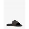Dawson Slide Sandal   Mk Signature 44t1jafa2q2137 Brown Black
