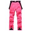 Unisex Ski Pants with Suspenders, Winter Windproof, Waterproof, and Insulated for Snowboarding and Skiing