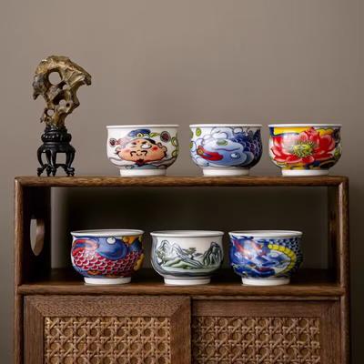 Kreative Teetasse im chinesischen Stil Keramik High-End Teetasse Persönliche Spezielle Chinesische Meistertasse Haushalt Teetrinkbecher