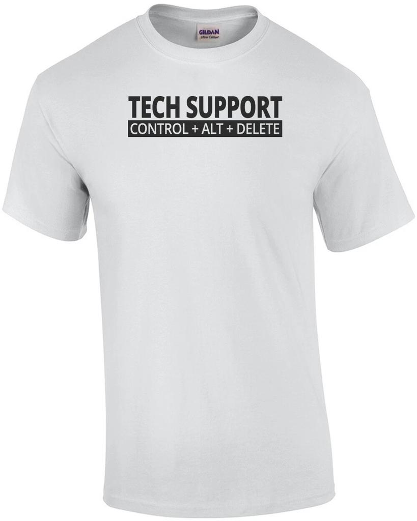Tech Support Control Alt Delete T-Shirt