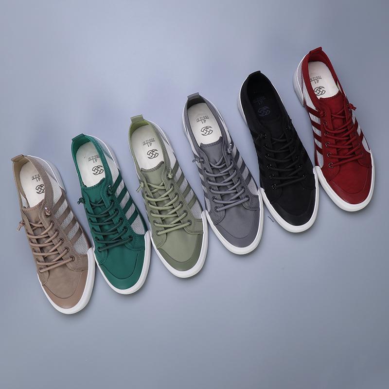 Summer Hollow Versatile Men's Casual Shoes Comfortable Light Flat Shoes Men Sneakers Low Skate Shoes For Men Zapatillas Hombre