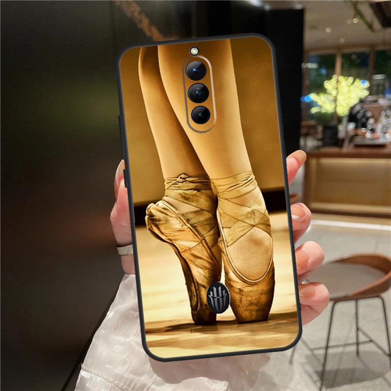 

Ballet Ballerina Shoes Pointes Case For ZTE Nubia Red Magic 10S 9S 8S 10 9 8 11 Pro Plus 6 7 6S 7S For RedMagic 10 Air Cover Red Magic 10 Pro