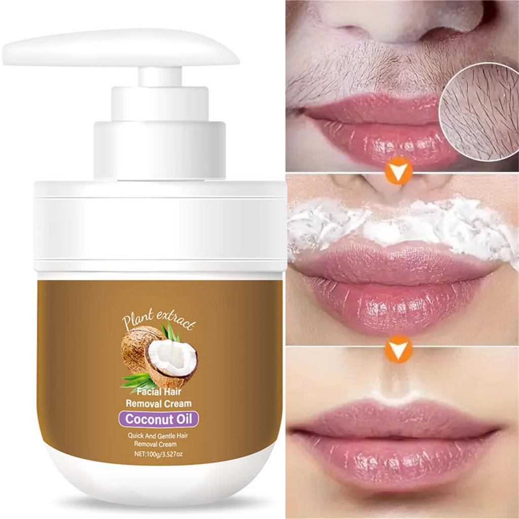 Facial Hair Removal Cream, Facial Hair Removal Cream For Women,Facial Depilatory Creams, Based Gentle Body HairRemover Creams For Smooth Skin