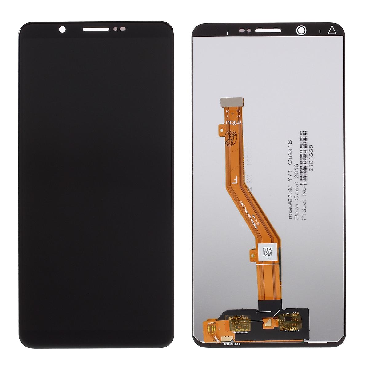 

For vivo Y71 Grade C LCD Screen and Digitizer Assembly Replacement Part (without Logo) Black