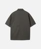 247Silijeu Dyed Wash Half Shirted Jacket Dark Brown