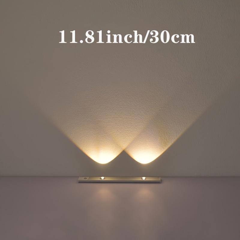 Motion-Activated LED Cabinet Light - Ultra Thin, Wireless, USB Rechargeable, Dimmable with Tricolor Settings for Kitchen, Bedroom, and Wardrobe