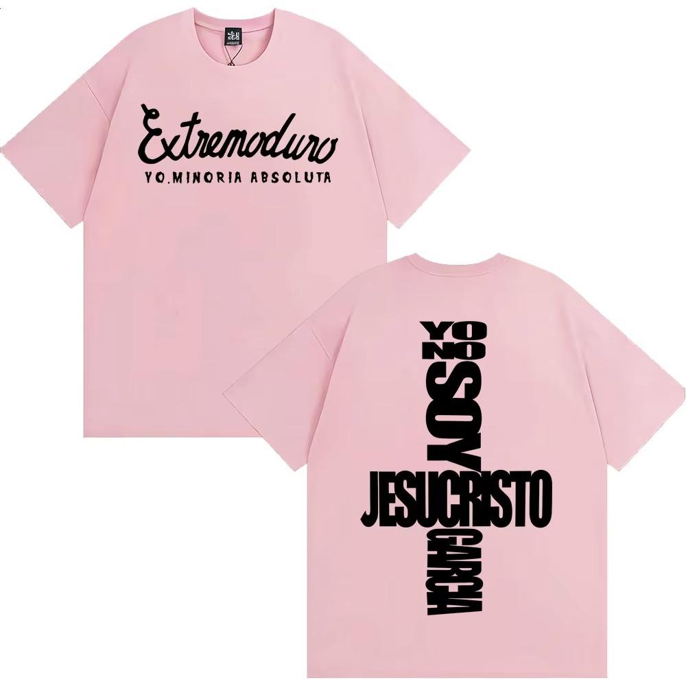 Cotton men's shirt Summer Jesucristo Garcia Album graphics shirt Women's Y2k Hip Hop streetwear Tshirt