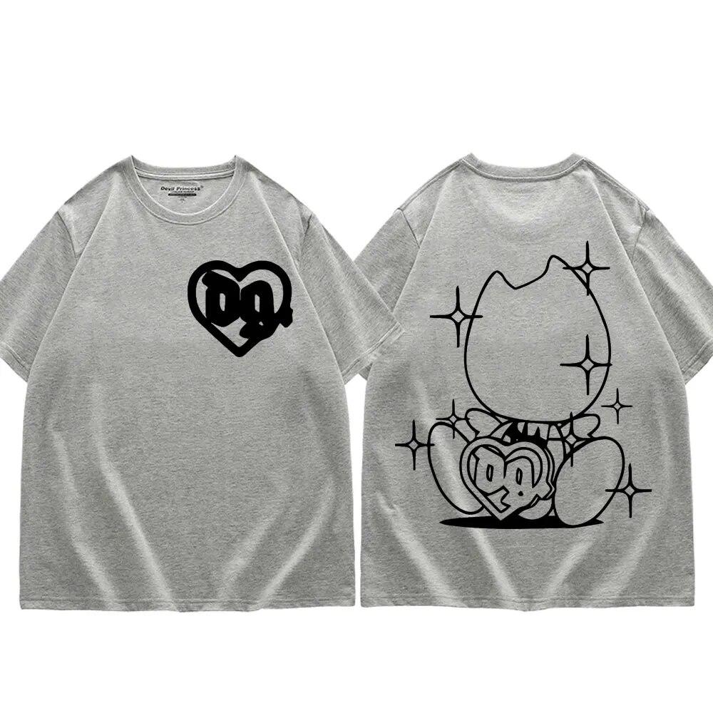 Hip Hop Rapper Tričko Bladee Skate Drain Gang Band Potisk Trička Unisex Dámská Móda Neformální Trička s krátkým rukávem Streetwear