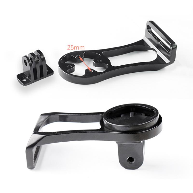 Out Front Bike Mount Combo Extended Handlebar Adapter for Garmin Edge, Bike Light & GoPro Action Camera Holder for Cycling