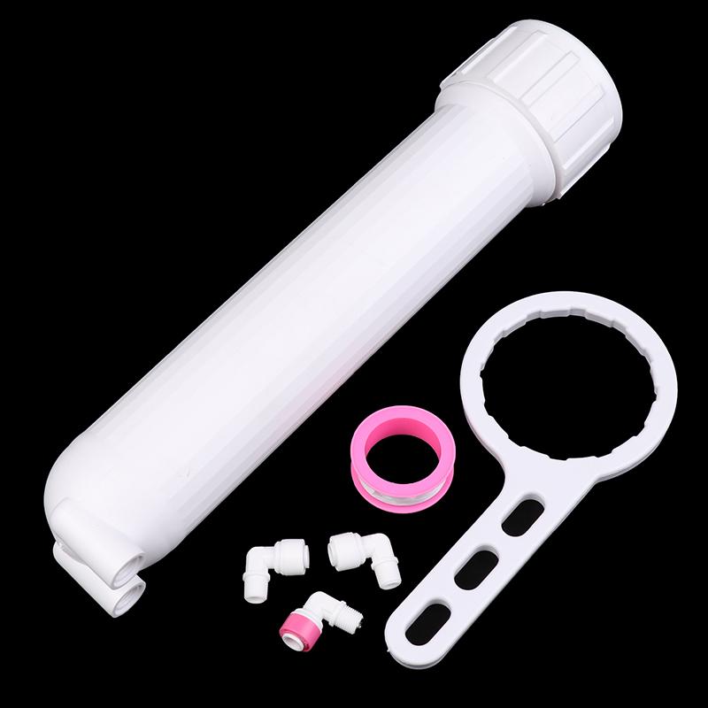 Universal 1812/2012 50-125G Reverse Osmosis Membrane Filter Housing Replacement With Elbow Fittings Housing Wrench Check Valve