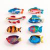 Bamboo Cute Ocean Animal Hair Clips: Tropical Fish & Cartoon Shark Claw Accessories.