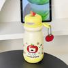Portable student school large-capacity thermos cup cute new girls portable cup direct drink high-value cartoon