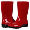 Fashion Litfun Fashion Casual Rain Boots For Women Printed Rain Shoes Outdoor Work Anti-Slip Waterproof Boots Comfortable Rubber Shoes