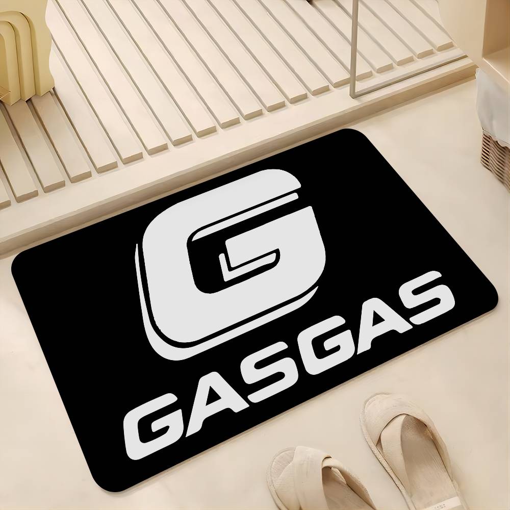 G-GasGas Red Motorcycle Door Mat Nordic Style Bedroom Living Room Doormat Home Balcony Anti-Slip Alfombra