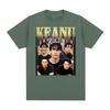 Keanu Reeves Vintage 90er Jahre Print T-Shirts Unisex Damen Mode Hip Hop T-Shirt Hohe Qualität Übergroßes Kurzarm T-Shirt Streetwear