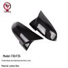 Carbon Fiber Horn Style Rearview Mirror Covers for BMW X1 F48/A90 Series 234