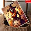 Halloween Witch Pumpkin Pearl Painting Art Full Pearl Handmade Diy Home Decorations