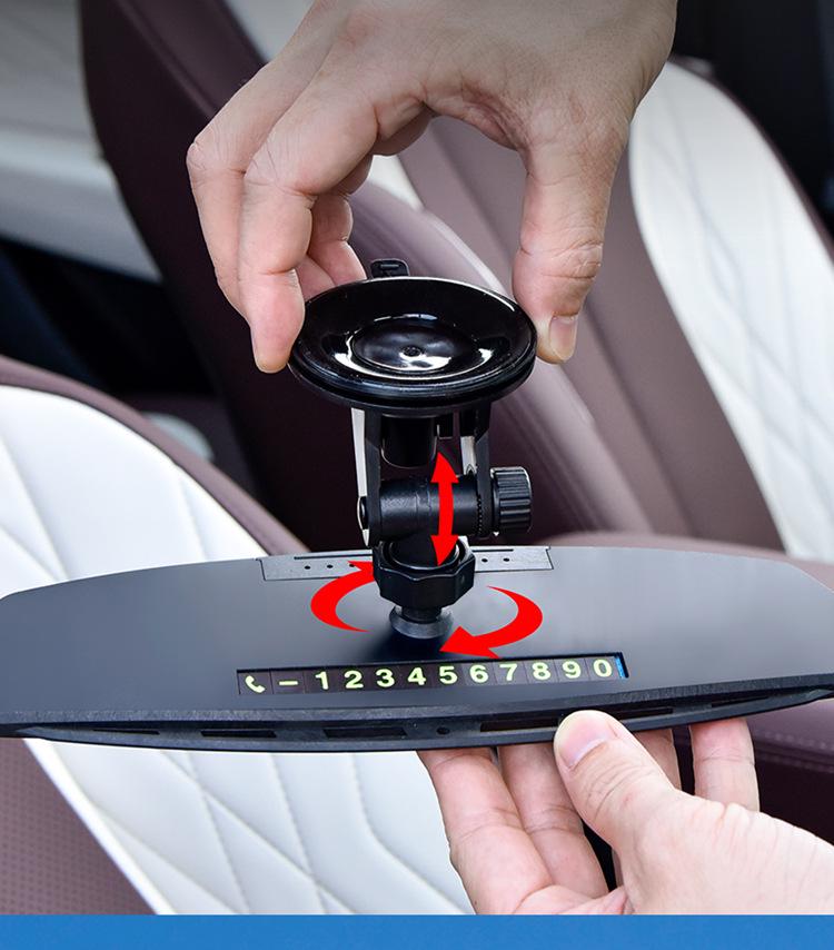 High-Definition Rearview Suction Cup Mirror for Tricycles – Blind Spot and Reverse Assistance