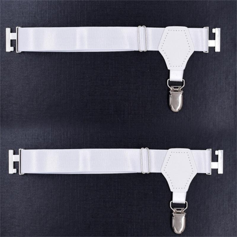 Mannen Vrouwen Sok Kousbanden Bandjes voor Werk, Feestelijke, Casual Shirt Jurk Houder Nabij Kousband Clip Accessoires