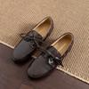 Available: Women's British Style Retro Round Toe Leather Loafers - Simple, Commuter Flat Lace-Up Shoes