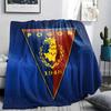 1PC Mks Pogoń Szczecin Print Flannel Blanket, High quality Comfortable for All Seasons, Home Decor, Warmth and Comfort, Perfect for Christmas Gifts