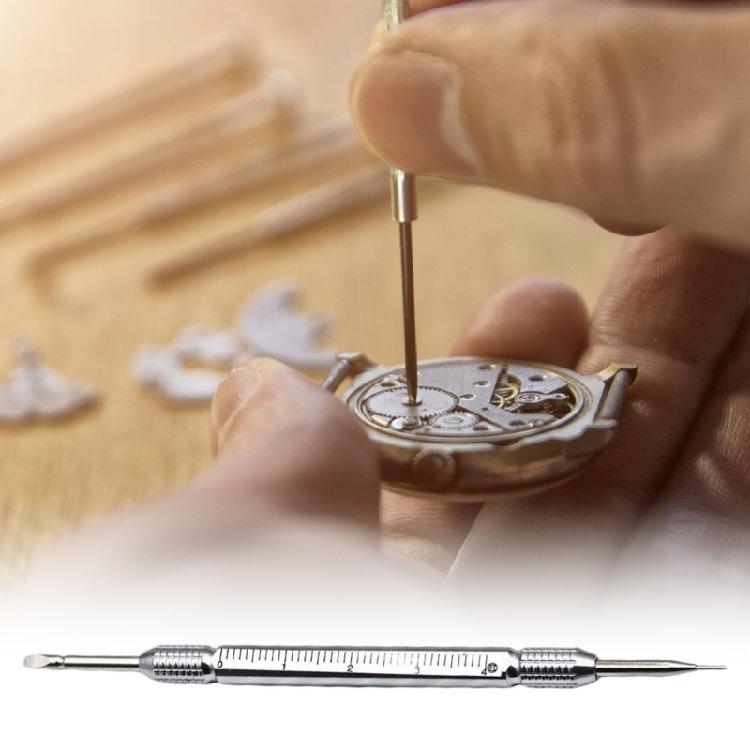 Multi Functional Scale Tool Using Double Heads for Quick Band Removal in Watch Repair Portable Efficient User Friendly