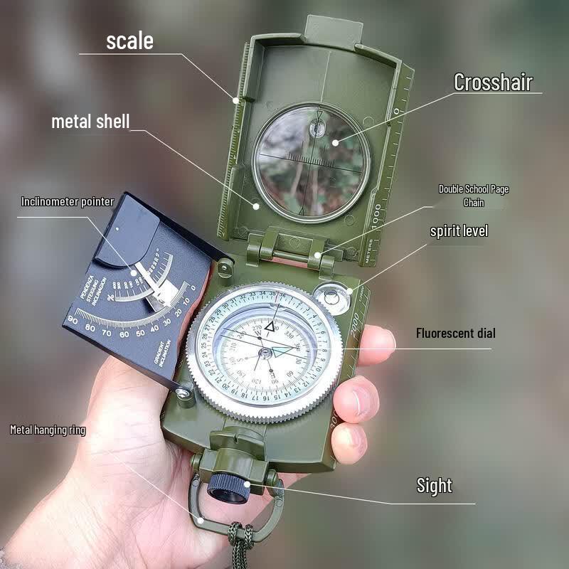 ZLIII Professional Outdoor Luminous Camping Compass