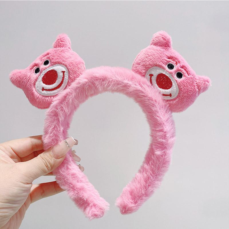Korean Style Knit Hairband For Girls Cute Panda Handmade Hair Clip Cartoon Headwear