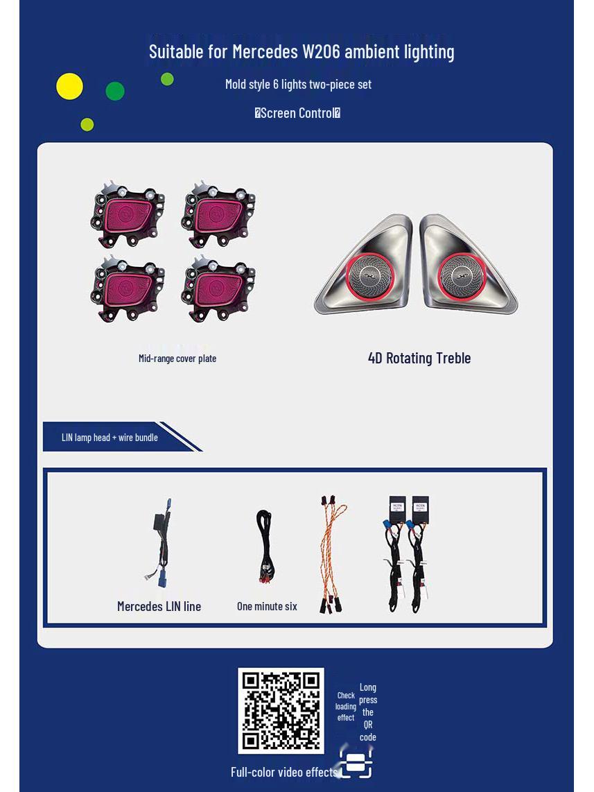 

Mercedes-Benz C-Class (W206) 2022-2025 Ambient Lighting Kit