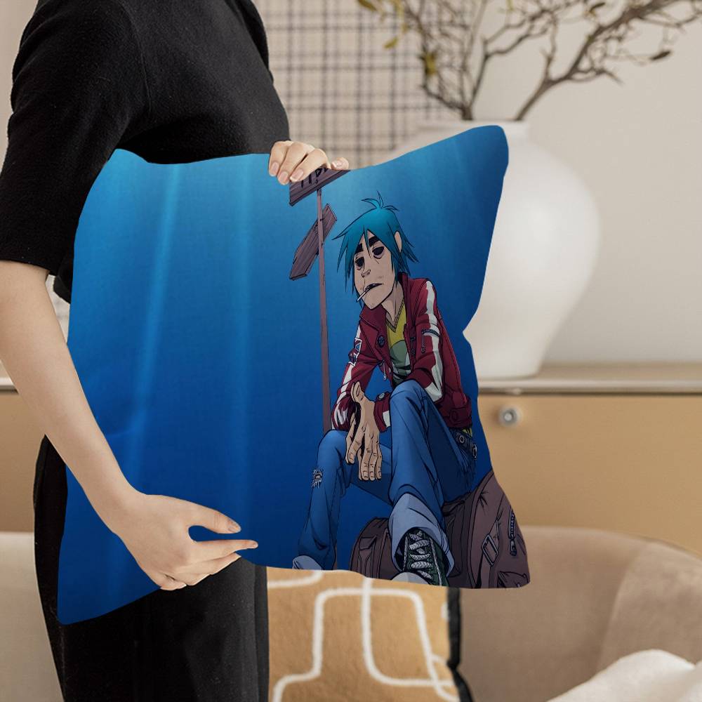 G-Gorillaz 45*45cm Cushion Cover Pillow Cover Decor Pillowcase Home Pillowcase for Couch Pillow