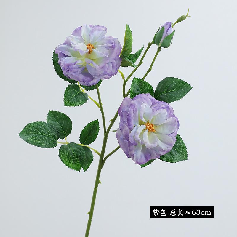 

Simulated rose moisturizing fake flower headdress wedding scene arrangement photography home фіолетовий