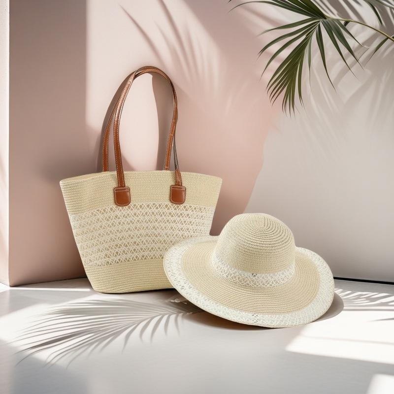 Schulter Strohtasche Mode Damen Tasche Große Kapazität Tragetasche