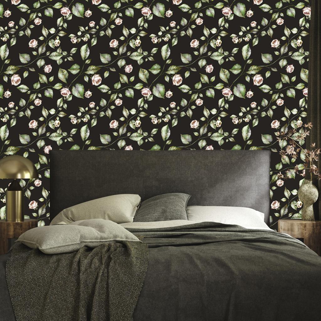Classic Roses Wallpaper for Living Room and Bedroom 50x1000